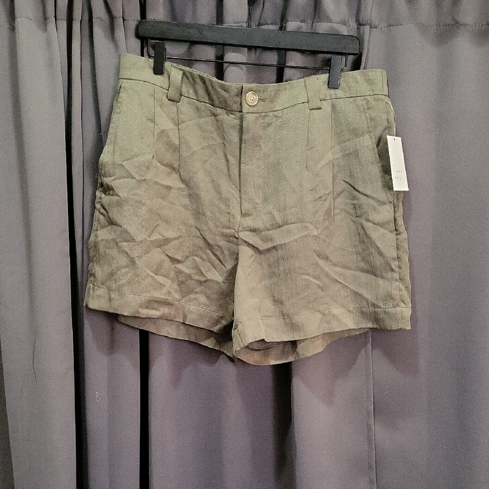 Olive Green Women's Shorts